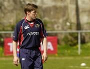 19 April 2006; Ronan O'Gara in action during Munster squad training. Thomond Park, Limerick. Picture credit; Pat Murphy / SPORTSFILE