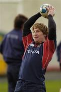 19 April 2006; Jerry Flannery in action during Munster squad training. Thomond Park, Limerick. Picture credit; Pat Murphy / SPORTSFILE