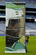 18 April 2006; 2 year old Cass Butler, from Rathgar, at the announcement of Self Help Development International as the GAA's official Charity for 2006. Self Help Development International is an Irish charity that has benn implementing long term sustainable development programmes in eastern Africa for the past 22 years. Croke Park, Dublin. Picture credit: Brian Lawless / SPORTSFILE