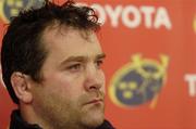 19 April 2004; Anthony Foley during a munster rugby press conference ahead of the Heineken Cup semi-final against Leinster. Thomond Park, Limerick. Picture credit; Pat Murphy / SPORTSFILE