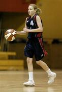 17 April 2006; Becky Woods, Mercy Coolock. Women's Division 1 Final, Mercy Coolock v UL Aughinish, National Basketball Arena, Tallaght, Dublin. Picture credit: Brendan Moran / SPORTSFILE