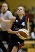 17 April 2006; Becky Woods, Mercy Coolock. Women's Division 1 Final, Mercy Coolock v UL Aughinish, National Basketball Arena, Tallaght, Dublin. Picture credit: Brendan Moran / SPORTSFILE