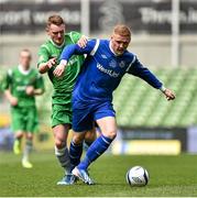 25 May 2014; Dermot Fitzgerald, Ballynanty Rovers, in action against Thomas Fahy, St Michael’s. FAI Junior Cup Final in association with Umbro and Aviva, Ballynanty Rovers v St Michael’s Tipperary, Aviva Stadium, Lansdowne Road, Dublin. Picture credit: Barry Cregg / SPORTSFILE