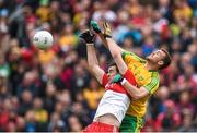 25 May 2014; Cailean O'Boyle, Derry, in action against Eamonn McGee, Donegal. Ulster GAA Football Senior Championship Quarter-Final, Derry v Donegal, Celtic Park, Derry. Picture credit: Pat Murphy / SPORTSFILE