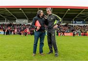 25 May 2014; Donegal manager Jim McGuinness is interviewed after the game. Ulster GAA Football Senior Championship Quarter-Final, Derry v Donegal, Celtic Park, Derry. Picture credit: Pat Murphy / SPORTSFILE
