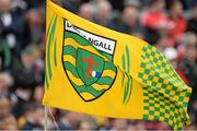 25 May 2014; General view of a Donegal flag. Ulster GAA Football Senior Championship Quarter-Final, Derry v Donegal, Celtic Park, Derry. Picture credit: Oliver McVeigh / SPORTSFILE