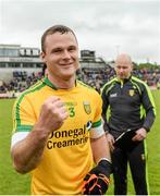 25 May 2014; A happy Neil McGee, Donegal after the game. Ulster GAA Football Senior Championship Quarter-Final, Derry v Donegal, Celtic Park, Derry. Picture credit: Oliver McVeigh / SPORTSFILE