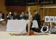 22 April 2006; Jaymee Bell, Salto Gymnastics Club, Belfast, in action during his floor exercise. National Team Gymnastics Championships, National Basketball Arena, Tallght, Dublin. Picture credit: Brendan Moran / SPORTSFILE