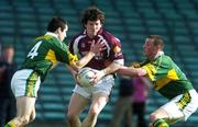 23 April 2006; Michael Meehan, Galway, in action against Tom O'Sullivan, left, and Kieran Donaghy, Galway. Allianz National Football League, Division 1 Final, Kerry v Galway, Gaelic Grounds, Limerick. Picture credit: Damien Eagers / SPORTSFILE