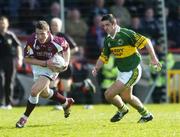 23 April 2006; Sean Armstrong, Galway, in action against Aidan O'Mahony, Kerry. Allianz National Football League, Division 1 Final, Kerry v Galway, Gaelic Grounds, Limerick. Picture credit: Damien Eagers / SPORTSFILE