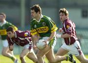 23 April 2006; Eoin Brosnan, Kerry, in action against Niall Coleman and Paul Clancy, Galway. Allianz National Football League, Division 1 Final, Kerry v Galway, Gaelic Grounds, Limerick. Picture credit: Damien Eagers / SPORTSFILE