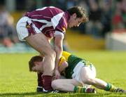 23 April 2006; Colm Cooper, Kerry, in action against Diarmuid Blake, Galway. Allianz National Football League, Division 1 Final, Kerry v Galway, Gaelic Grounds, Limerick. Picture credit: Damien Eagers / SPORTSFILE