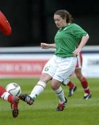 22 April 2006; Sonya Hughes, Republic of Ireland. World Cup Qualifier, Republic of Ireland v Switzerland, Richmond Park, Dublin. Picture credit: Ray Lohan / SPORTSFILE