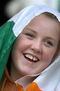 22 April 2006; A Republic of Ireland fan during the game. World Cup Qualifier, Republic of Ireland v Switzerland, Richmond Park, Dublin. Picture credit: Ray Lohan / SPORTSFILE