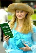 25 April 2006; Lina Bagvilaite, from Portlaoise, Co. Laois, at the Punchestown National Hunt Festival. Punchestown Racecourse, Co. Kildare. Picture credit: Pat Murphy / SPORTSFILE