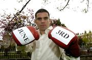 26 April 2006; Bernard Dunne before a press conference to promote his upcoming contest against David &quot;El Finito&quot; Martinez on June 3rd in the National Stadium, Dublin. Burlington Hotel, Dublin. Picture credit: Damien Eagers / SPORTSFILE