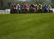 26 April 2006; The Runners and Riders during the Paddy Power Champion INH Flat race. Punchestown Racecourse, Co. Kildare. Picture credit: Brian Lawless / SPORTSFILE