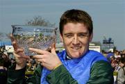 28 April 2006; Barry Geraghty after winning the ACCBank Champion Hurdle. Punchestown Racecourse, Co. Kildare. Picture credit: Matt Browne / SPORTSFILE