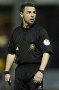 28 April 2006; Referee Anthony Buttimer. eircom League, Premier Division, Drogheda United v Longford Town, United Park, Drogheda, Co. Louth. Picture credit: Brian Lawless / SPORTSFILE