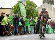 18 May 2014; Marcin Bialoblocki, Velosure Giordana, during Stage 1 of the 2014 An Post Rás. Dunboyne - Roscommon. Picture credit: Ramsey Cardy / SPORTSFILE