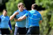 27 May 2014; Leinster's Sean O'Brien, left, and Cian Healy during squad training ahead of their Celtic League 2013/14 Grand Final against Glasgow Warriors on Saturday. Leinster Rugby Squad Training, Rosemount, UCD, Belfield, Dublin. Picture credit: Brendan Moran / SPORTSFILE