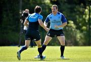 27 May 2014; Leinster's Sean Cronin, right and Eoin Reddan during squad training ahead of their Celtic League 2013/14 Grand Final against Glasgow Warriors on Saturday. Leinster Rugby Squad Training, Rosemount, UCD, Belfield, Dublin. Picture credit: Brendan Moran / SPORTSFILE