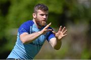 27 May 2014; Leinster's Gordon D'Arcy in action during squad training ahead of their Celtic League 2013/14 Grand Final against Glasgow Warriors on Saturday. Leinster Rugby Squad Training, Rosemount, UCD, Belfield, Dublin. Picture credit: Brendan Moran / SPORTSFILE