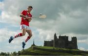 27 May 2014; U-21 hurling star Alan Cadogan, Cork, pictured at the launch of the 2014 Bord Gáis Energy GAA Hurling U-21 All-Ireland Championship at the Rock of Cashel. The Championship gets under way tonight, Wednesday, 28th May when Dublin face Laois in Parnell Park at 7.30pm. For all the latest Championship news, fixtures and results visit www.BGEu21.ie. Rock of Cashel, Cashel, Co. Tipperary. Picture credit: Diarmuid Greene / SPORTSFILE
