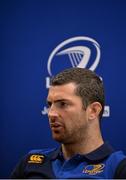 27 May 2014; Leinster's Rob Kearney during a press conference ahead of their RaboDirect PRO12 final against Glasgow Warriors on Saturday. Leinster Rugby Press Conference, Rosemount, UCD, Belfield, Dublin. Picture credit: Piaras Ó Mídheach / SPORTSFILE