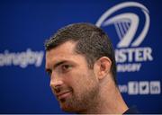 27 May 2014; Leinster's Rob Kearney during a press conference ahead of their RaboDirect PRO12 final against Glasgow Warriors on Saturday. Leinster Rugby Press Conference, Rosemount, UCD, Belfield, Dublin. Picture credit: Piaras Ó Mídheach / SPORTSFILE