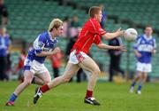29 April 2006; Stephen O'Donoghue, Cork, in action against Michael Tierney, Laois. Cadbury's U21 Football Semi-final Replay. Laois v Cork, Gaelic Grounds, Limerick. Picture credit: Kieran Clancy / SPORTSFILE