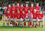 29 April 2006; The Cork team. Cadbury's U21 Football Semi-final Replay. Laois v Cork, Gaelic Grounds, Limerick. Picture credit: Kieran Clancy / SPORTSFILE