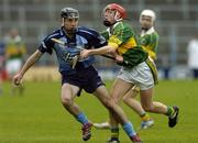 30 April 2006; Keith Dunne, Dublin, in action against John Griffin, Kerry. Allianz National Hurling League, Division 2 Final. Dublin v Kerry, Semple Stadium, Thurles, Co. Tipperary. Picture credit: Damien Eagers / SPORTSFILE