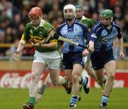 30 April 2006; Aidan Cronin, Kerry, in action against Michael Carton, Kerry. Allianz National Hurling League, Division 2 Final. Dublin v Kerry, Semple Stadium, Thurles, Co. Tipperary. Picture credit: Damien Eagers / SPORTSFILE