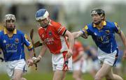 30 April 2006; Eddie Fearon, Armagh, in action against Neil Casey, Longford. National Hurling League, Division 3 Final. Longford v Armagh, Kingspan Breffni Park, Co. Cavan. Picture credit: Matt Browne / SPORTSFILE