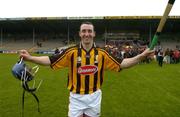 30 April 2006; Eoin Larkin, Kilkenny, celebrates at the end of the game. National Hurling League, Division 1 Final. Kilkenny v Limerick, Semple Stadium, Thurlus, Co. Tipperary. Picture credit: Damien Eagers / SPORTSFILE