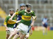30 April 2006; John Fitzgerald, Kerry, in action against Kevin Flynn, Dublin. Allianz National Hurling League, Division 2 Final. Dublin v Kerry, Semple Stadium, Thurlus, Co. Tipperary. Picture credit: Damien Eagers / SPORTSFILE