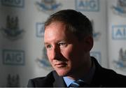 29 May 2014; Dublin manager Jim Gavin during a press conference ahead of their Leinster GAA Football Senior Championship game against Laois on Sunday the 8th of June. Dublin Senior Football Press Conference, Gibson Hotel, Dublin. Picture credit: Matt Browne / SPORTSFILE