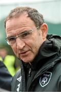 30 May 2014; Republic of Ireland manager Martin O'Neill during a press conference ahead of their international friendly against Italy on Saturday. Republic of Ireland Press Conference, Gannon Park, Malahide, Co. Dublin. Picture credit: David Maher / SPORTSFILE