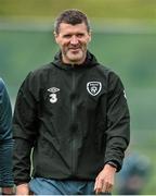 30 May 2014; Republic of Ireland assistant manager Roy Keane during squad training ahead of their international friendly against Italy on Saturday. Republic of Ireland Squad Training, Gannon Park, Malahide, Co. Dublin. Picture credit: David Maher / SPORTSFILE