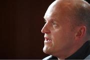 30 May 2014; Glasgow Warriors head coach Gregor Townsend during a press conference ahead of their Celtic League Grand Final match against Leinster on Saturday. Glasgow Warriors Rugby Press Conference, Bewley's Hotel, Ballsbridge, Dublin. Picture credit: Brendan Moran / SPORTSFILE