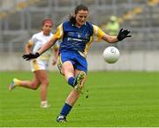 3 May 2014; Jenny Higgins, Roscommon. TESCO Ladies National Football League Division 4 Final, Antrim v Roscommon, O'Connor Park, Tullamore, Co. Offaly. Picture credit: Ray McManus / SPORTSFILE