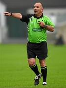 3 May 2014; Referee Colm McManus. TESCO Ladies National Football League Division 4 Final, Antrim v Roscommon, O'Connor Park, Tullamore, Co. Offaly. Picture credit: Ray McManus / SPORTSFILE