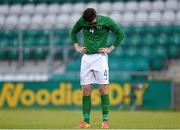 30 May 2014; Republic of Ireland's Kyle McFadden at the final whistle after defeat against Turkey. UEFA European U19 Championship 2013/14, Qualifying Round Elite Phase, Republic of Ireland v Turkey, Tallaght Stadium, Tallaght, Co. Dublin. Picture credit: Pat Murphy / SPORTSFILE