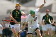 31 May 2014; Bernard Deay, Kildare, in action against Seán Heavey, Meath. Christy Ring Cup Semi-Final, Kildare v Meath, St Loman's Park, Trim, Co. Meath. Picture credit: Piaras Ó Mídheach / SPORTSFILE