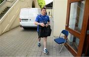 31 May 2014; Leinster's Brian O'Driscoll arrives ahead of the game. Celtic League 2013/14 Grand Final, Leinster v Glasgow Warriors, RDS, Ballsbridge, Dublin. Picture credit: Stephen McCarthy / SPORTSFILE