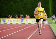 31 May 2014; Paddy Maher, Dunshaughlin CC, Co. Meath, on his way to winning the Junior Boys 1500m event. The Aviva All-Ireland Schools Track and Field Championships. Tullamore Harriers, Tullamore, Co. Offaly. Picture credit: Tomás Greally / SPORTSFILE