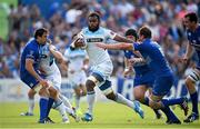 31 May 2014; Leone Nakarawa, Glasgow Warriors, is tackled by Rhys Ruddock, Leinster. Celtic League 2013/14 Grand Final, Leinster v Glasgow Warriors. RDS, Ballsbridge, Dublin.  Picture credit: Brendan Moran / SPORTSFILE