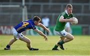 31 May 2014; Eoin Hanrahan, Limerick, in action against Ger Mulhair, Tipperary. Munster GAA Football Senior Championship, Quarter-Final, Limerick v Tipperary, Gaelic Grounds, Limerick. Picture credit: Diarmuid Greene / SPORTSFILE