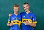 31 May 2014; Tipperary supporters Tony Lowe, left, and his brother David Lowe, from Templetuohy, Co. Tipperary at the game. Munster GAA Football Senior Championship, Quarter-Final, Limerick v Tipperary, Gaelic Grounds, Limerick. Picture credit: Diarmuid Greene / SPORTSFILE